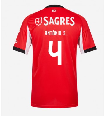 Benfica Antonio Silva #4 Primera Equipación 2025-26 Manga Corta